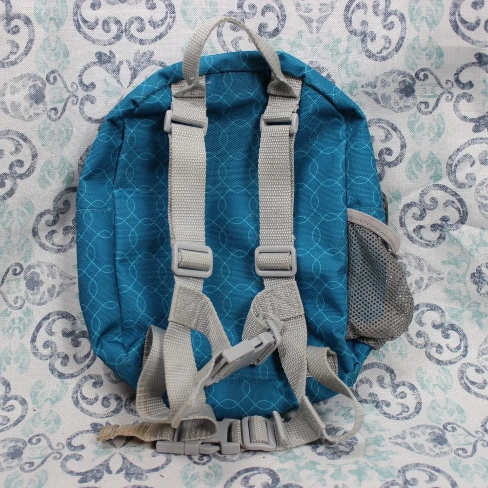 Eddie Bauer Mini‎ Small Blue Stowaway Backpack 12X8